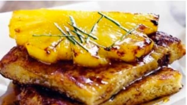 Coconut French Toast Recipe with Caramelized Pineapple