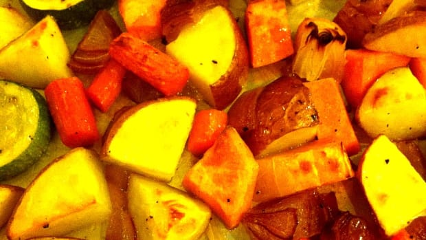 Roasted Vegetables in a Pan