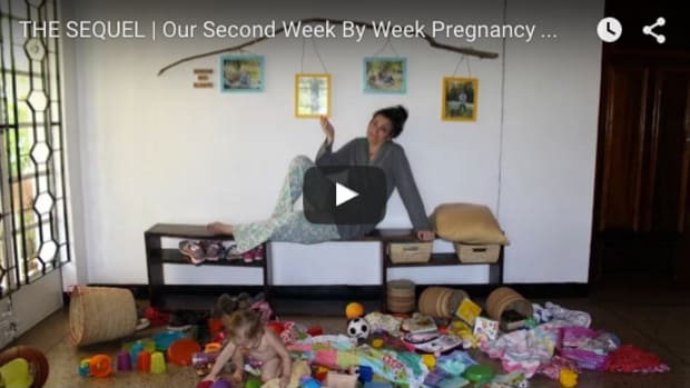 Week by Week Pregnancy Time Lapse from Mark and Brittany in Africa