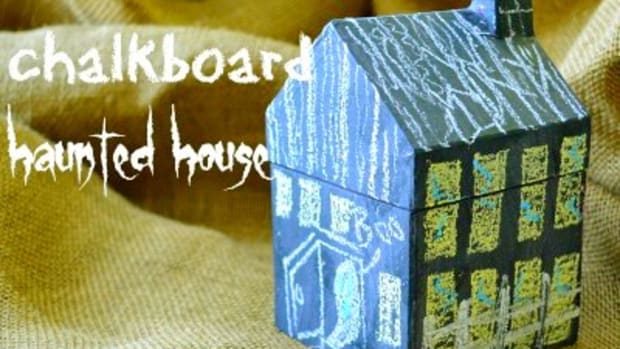 Chalkboard Haunted House
