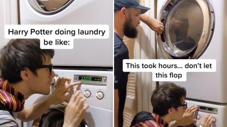 Harry Potter Fans Recreate Theme Song...With a Washing Machine