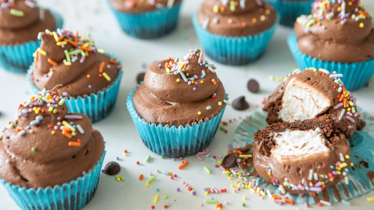 Chocolate Marshmallow Cupcakes
