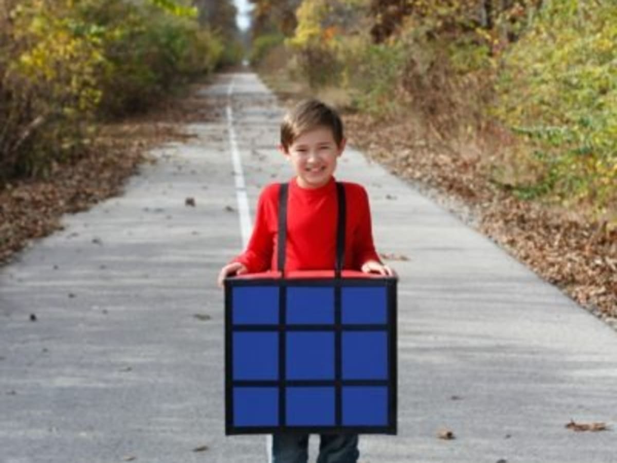 Rubik's cube fancy dress plus size cheap