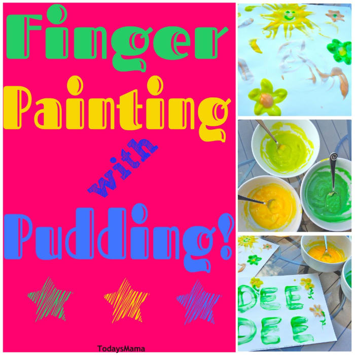 Finger Painting with Pudding - Today’s Mama - Parenting Tips, Family ...