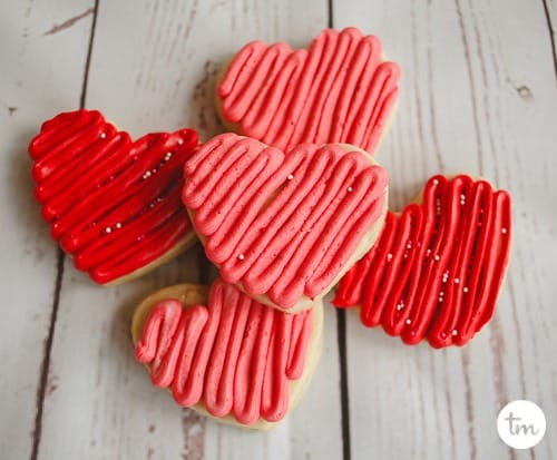 Valentine’s Sugar Cookies with Buttercream Frosting - Today's Mama