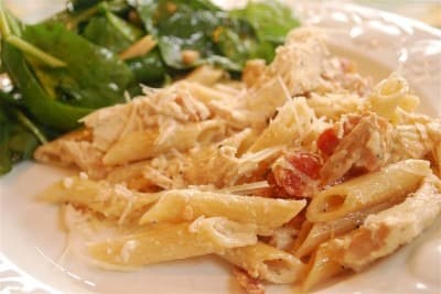 Garlic Chicken Farfalle - Today's Mama