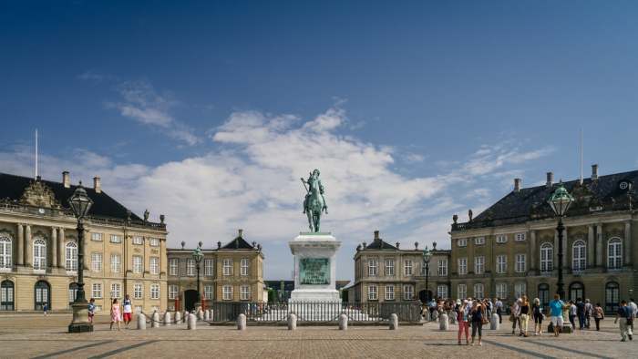 Amalienborg, home of the Danish royal family, is a great family-friendly attraction in the city. (Flickr: Benson Kua)