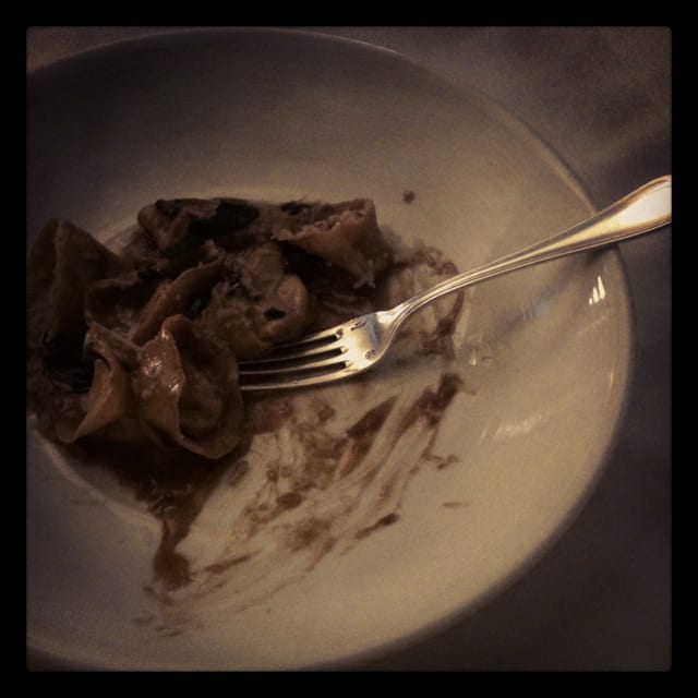 Pumpkin Tortellini with Balsamic Brown Butter and Crispy Sage. Possibly the best pasta I’ve ever had.