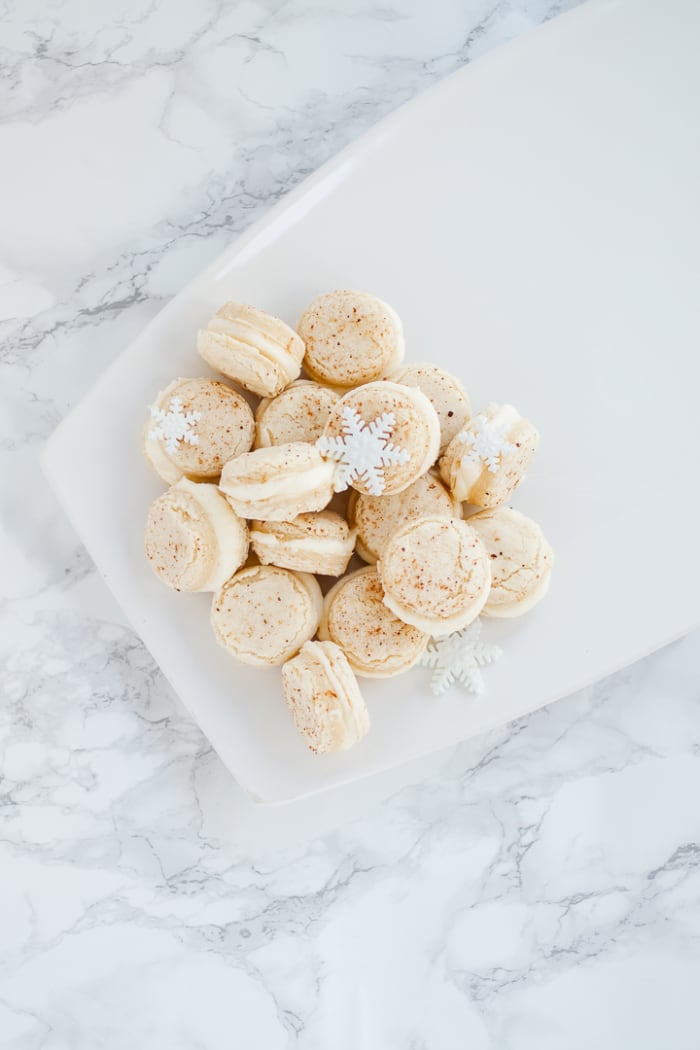 Easy 5 Ingredient Eggnog Cake Mix Cookies With Eggnog Frosting - Today