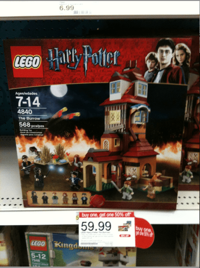 target harry potter lego set