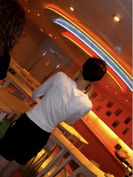 Crayola is a partner of Royal Caribbean and provided the coolest art projects for the kids. I'm a fan of "Model Magic" now. Kept them busy for ages!