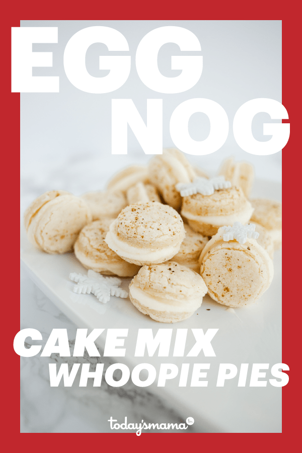 Easy 5 Ingredient Eggnog Cake Mix Cookies With Eggnog Frosting - Today