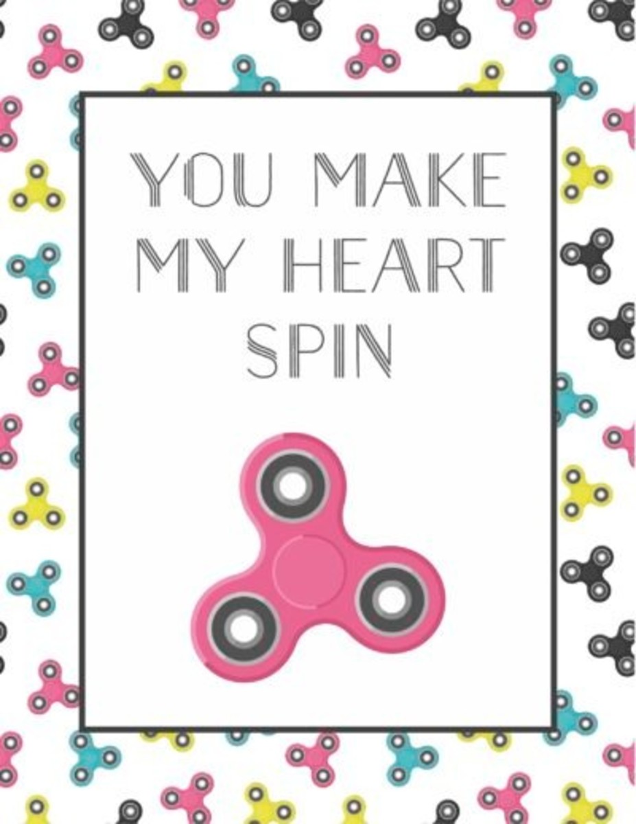 Printable Fidget Spinner Valentine Today s Mama Parenting Tips Family Travel Food Tech