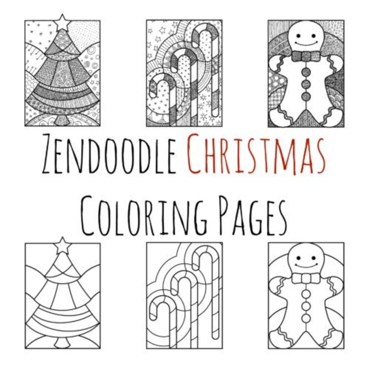 88 Zen Christmas Coloring Pages  Images