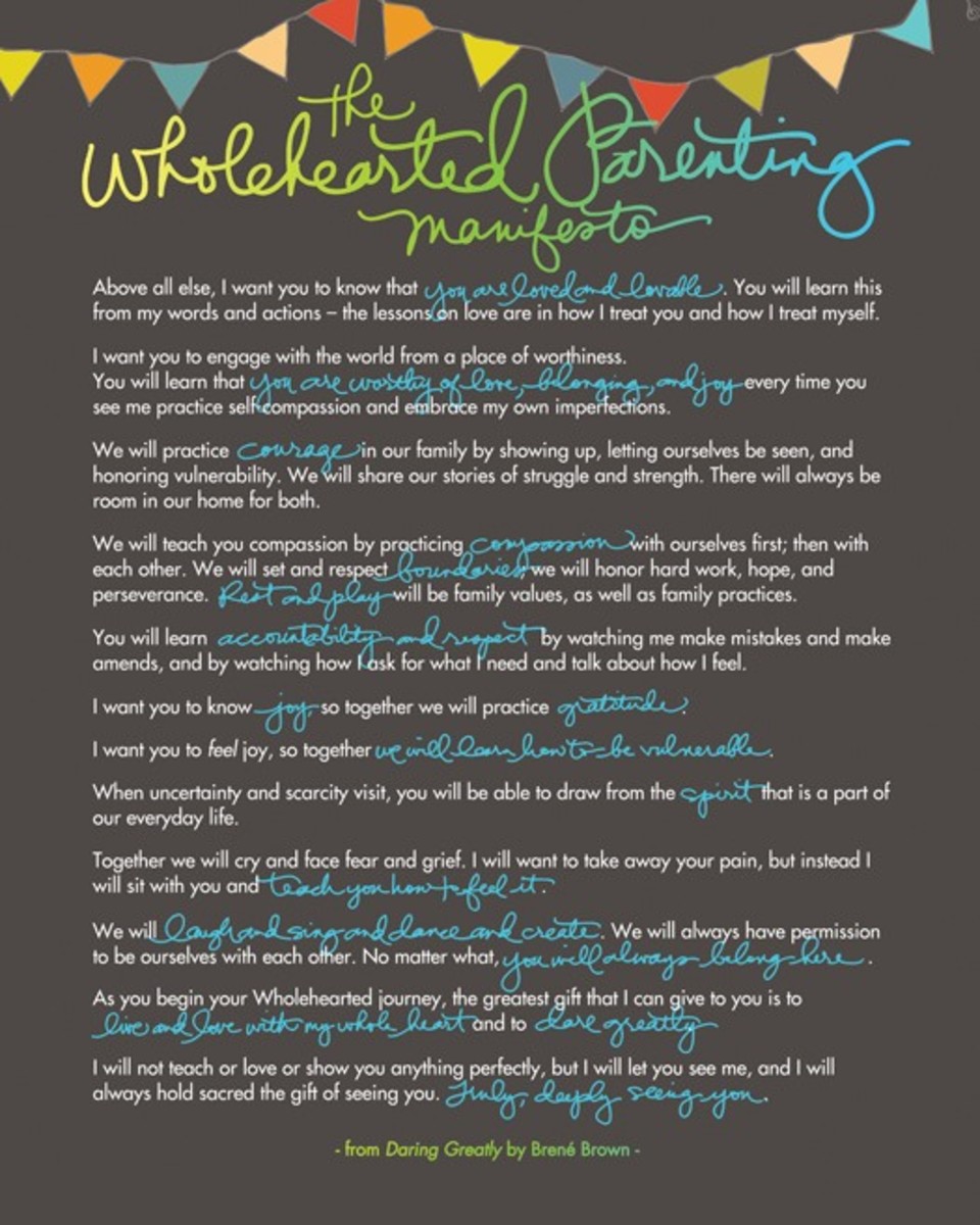 Brené Brown Parenting Manifesto Pdf  