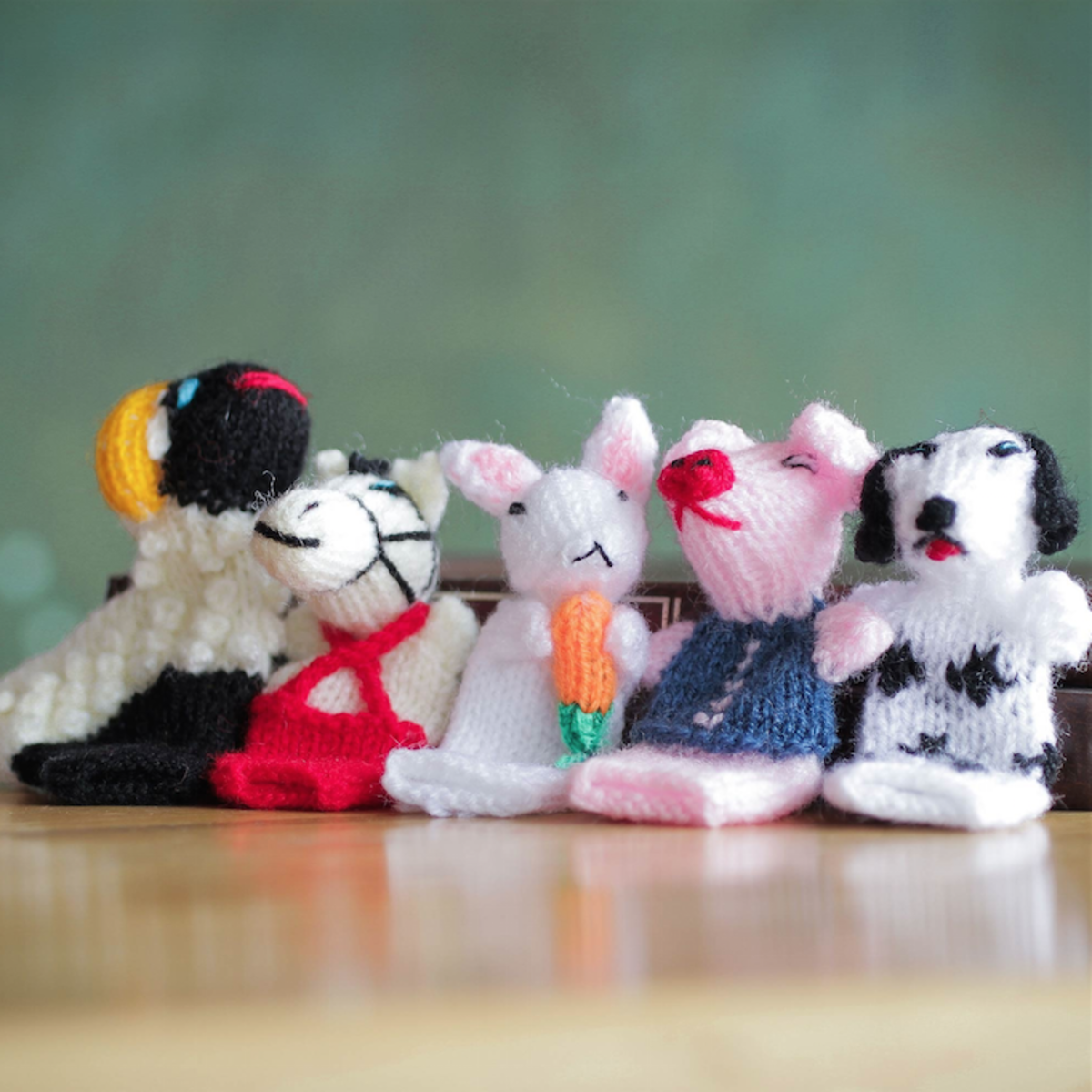 Farm Animal Finger Puppets Handmade in Peru