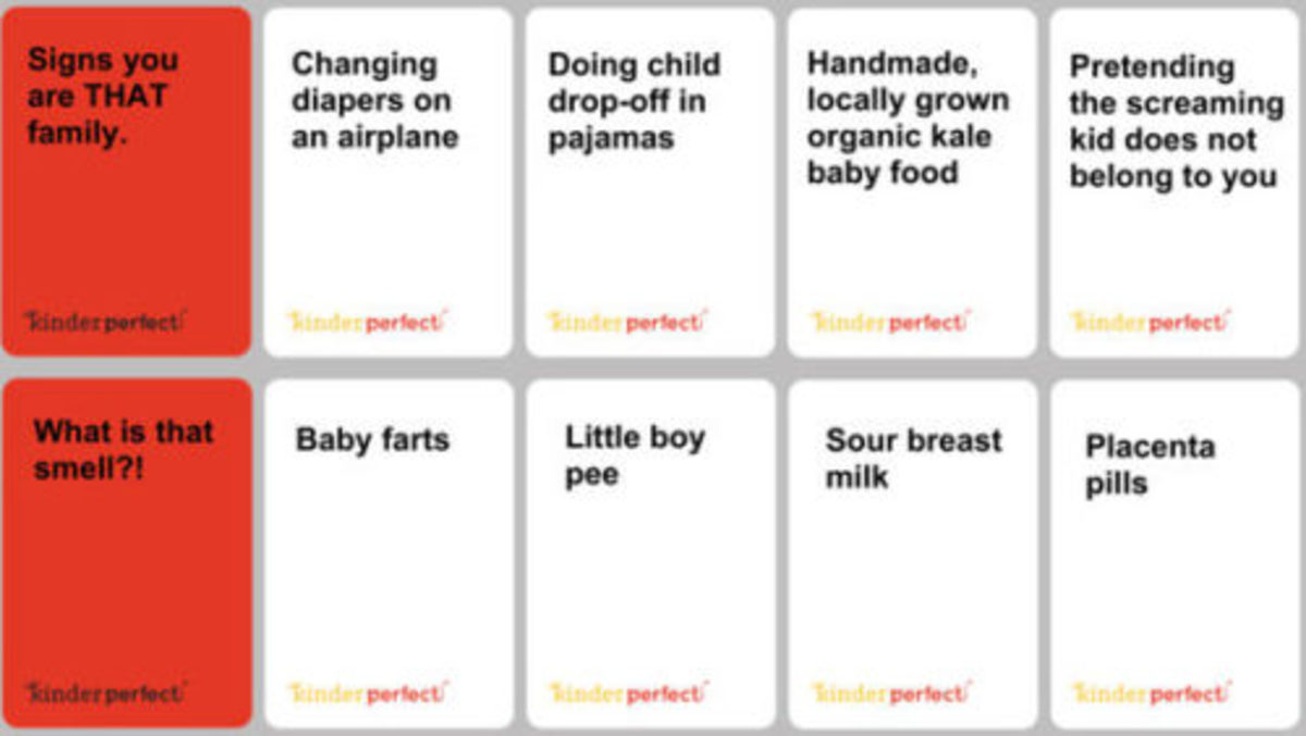 Party Games for Parents, Kinderperfect is the new Cards Against Humanity like Apples to Apples