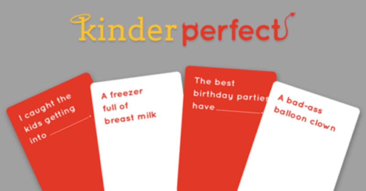 Party Games for Parents, Kinderperfect is the new Cards Against Humanity like Apples to Apples