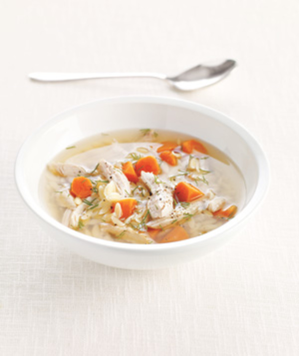 Turkey Dill and Orzo Soup