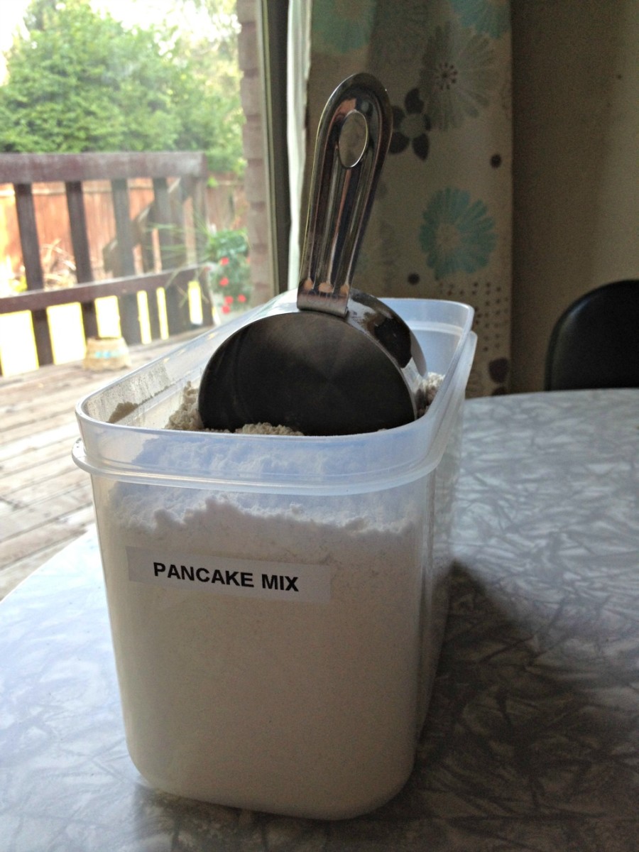 healthy homemade pancake mix