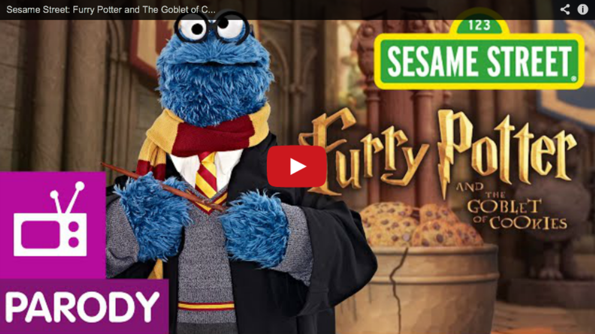 Furry Potter and the Goblet of Cookies on Sesame Street