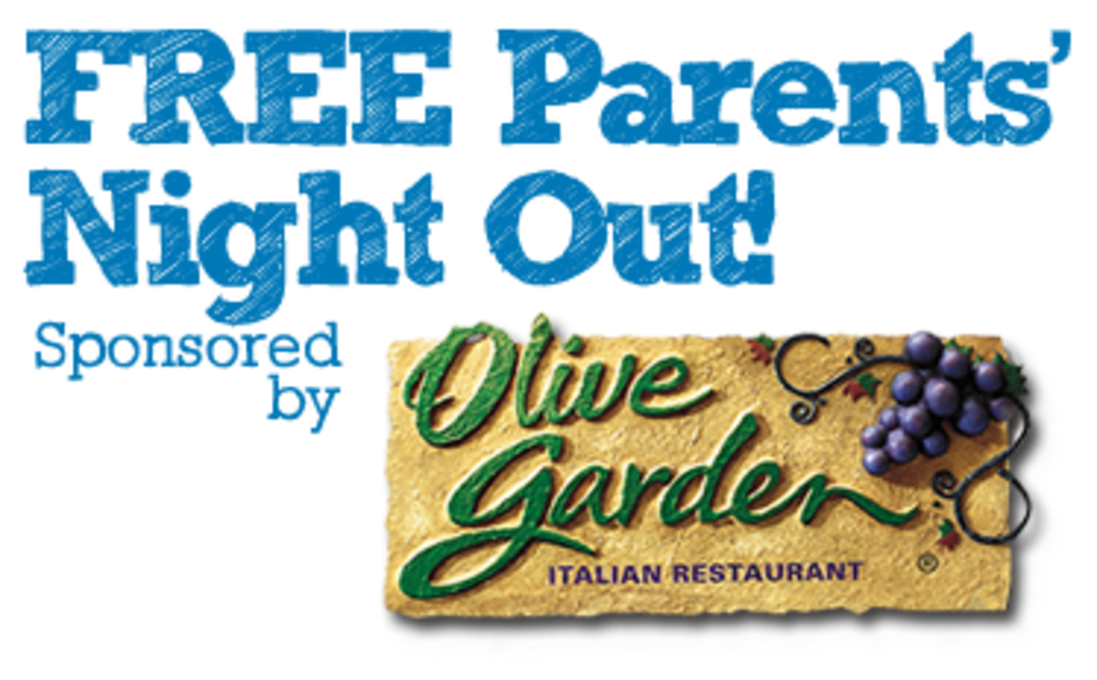 Olive Garden Free Parents Night Out Feb. 7, 2014 www.TodaysMama.com #OGParentsNightOut