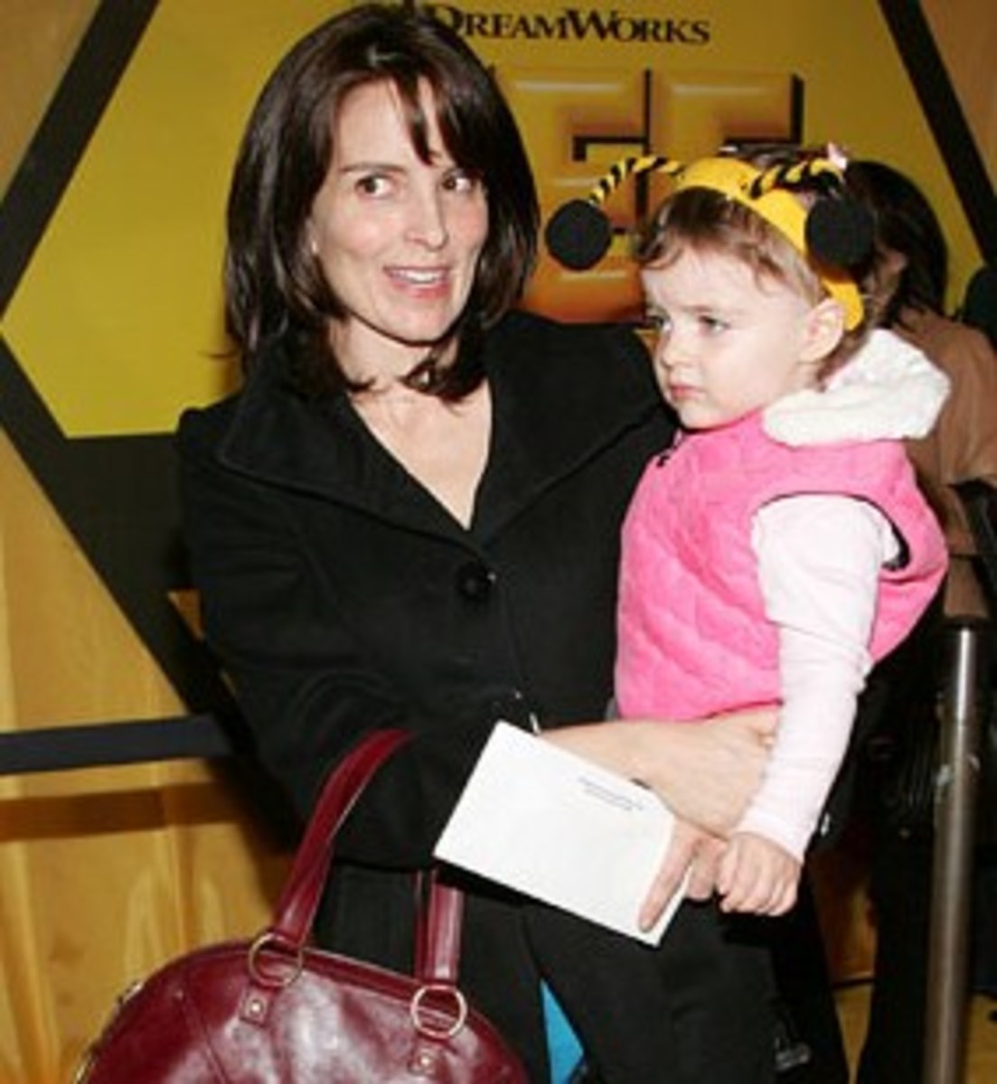 Tina Fey with daughter
