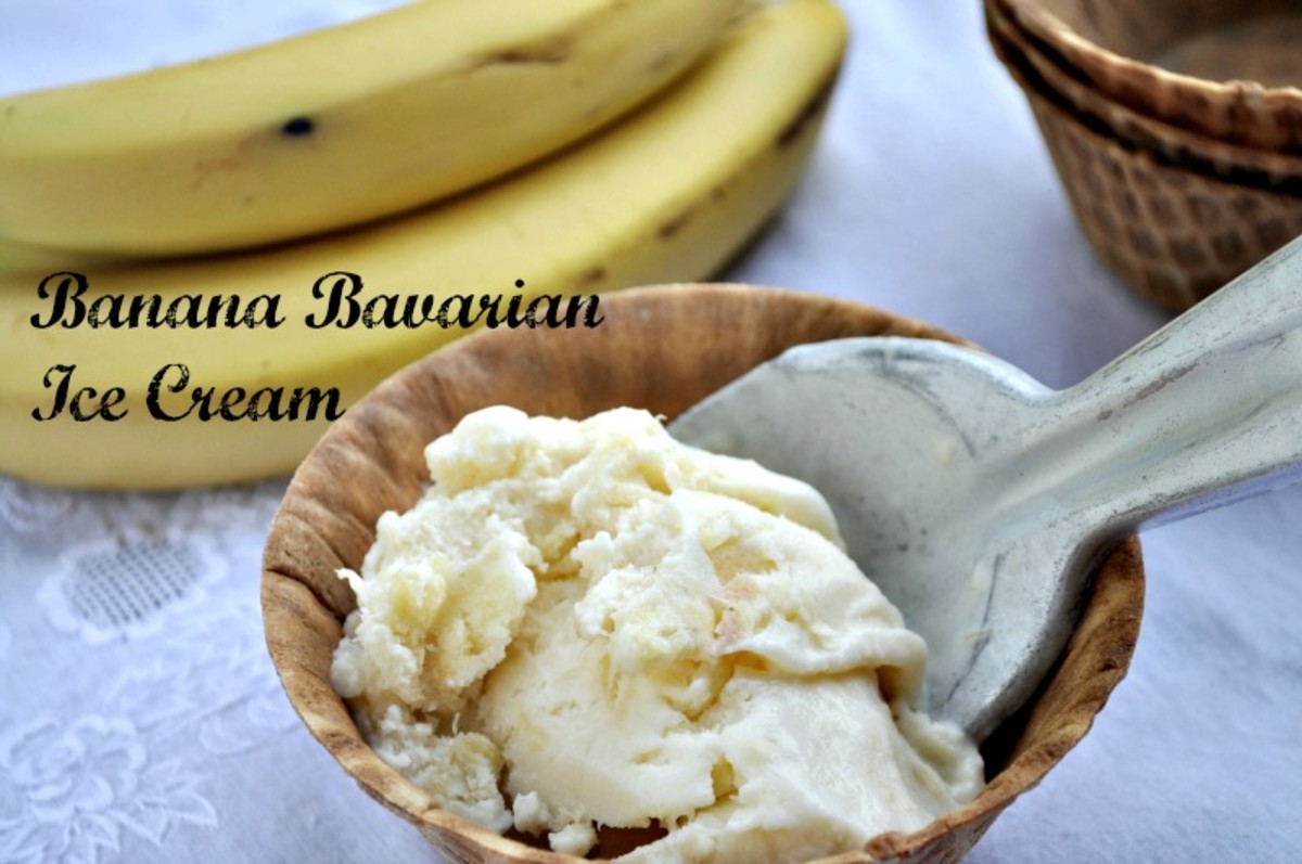 Homemade Ice Cream Banana Bavarian Ice Cream Todays Mama - 