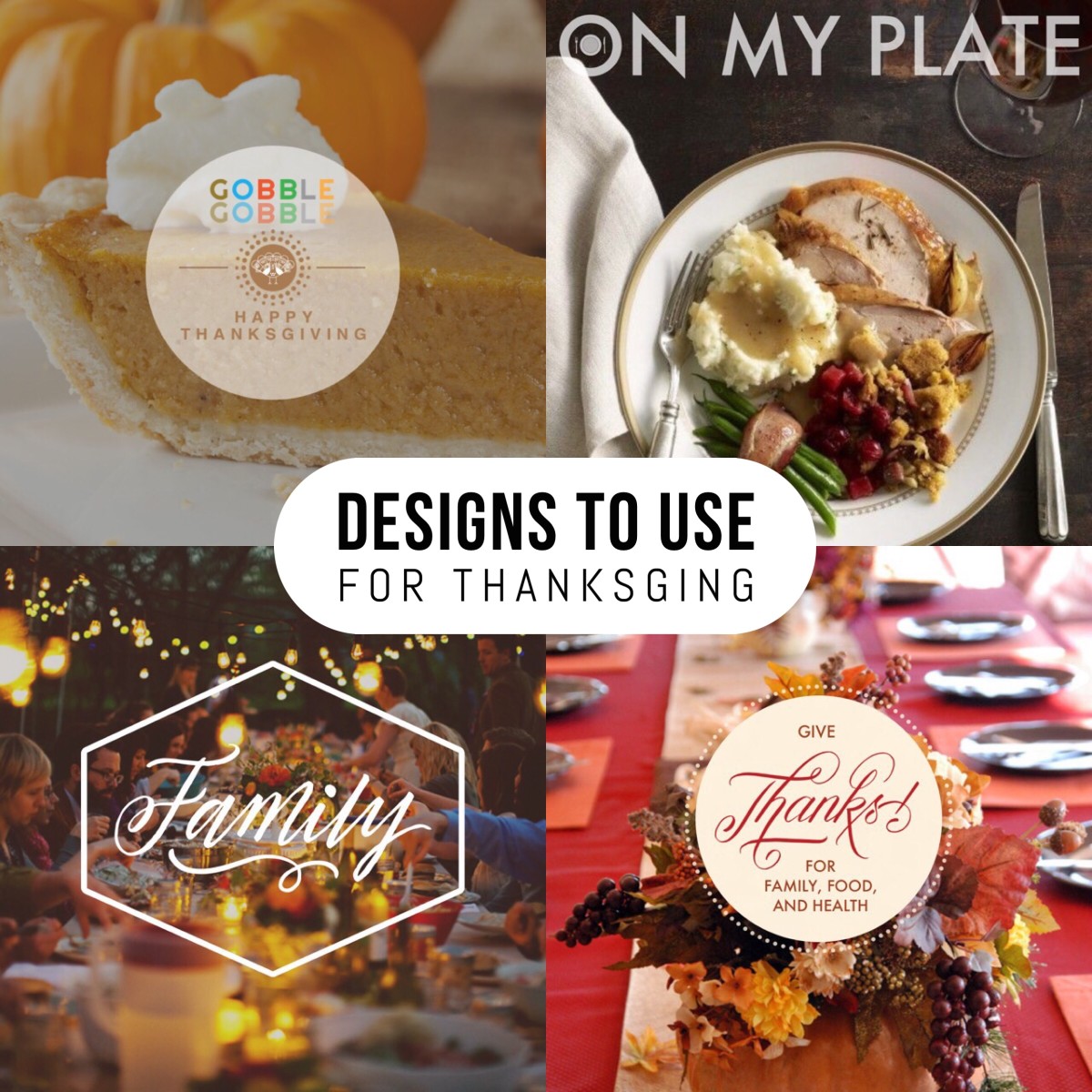 5 Photo Designs to Use for Thanksgiving