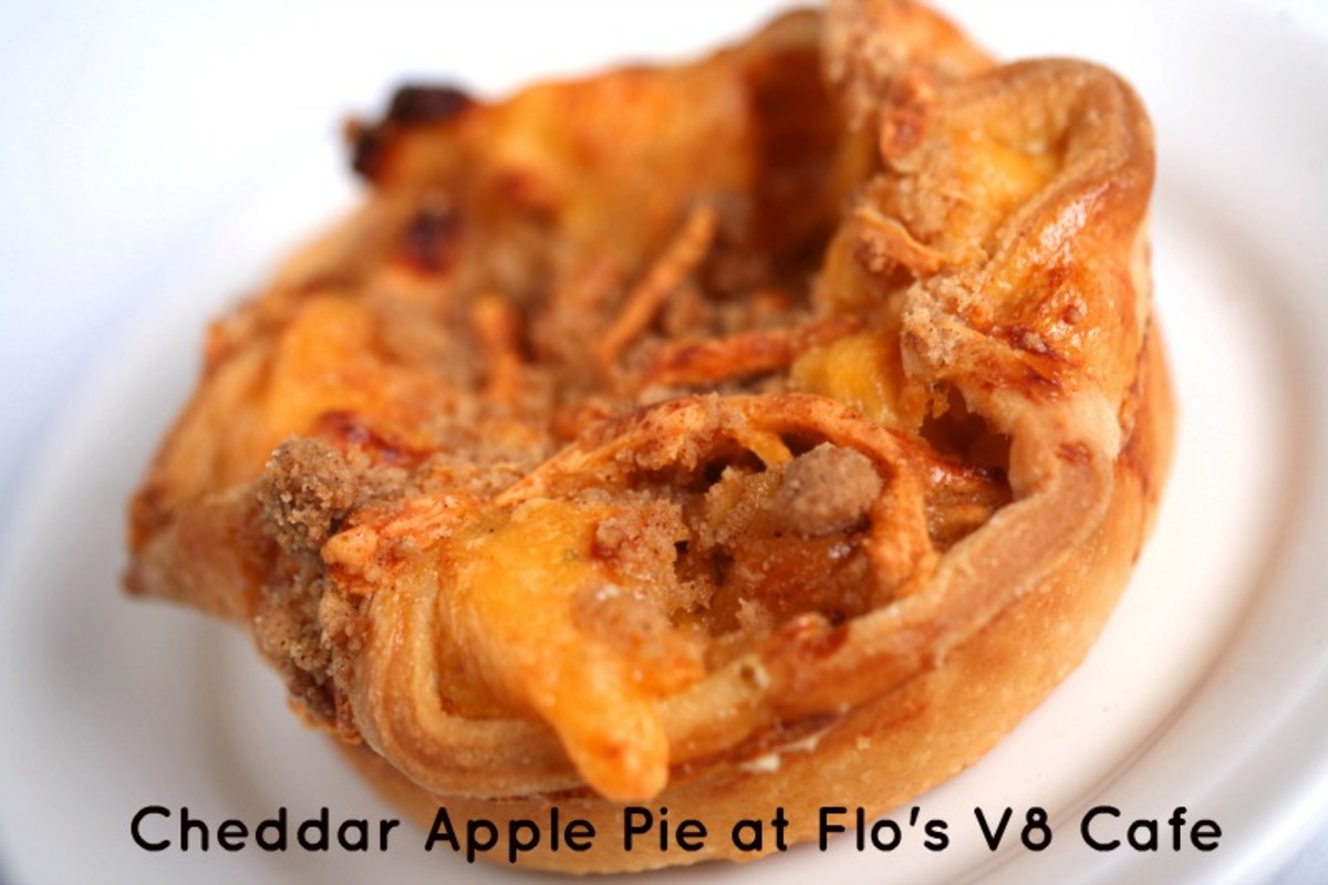 Apple Cheddar Pie Flos V8 Cafe
