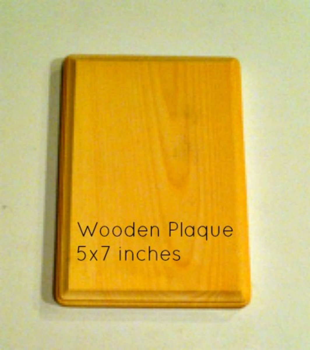 Wooden Plaque 5x7