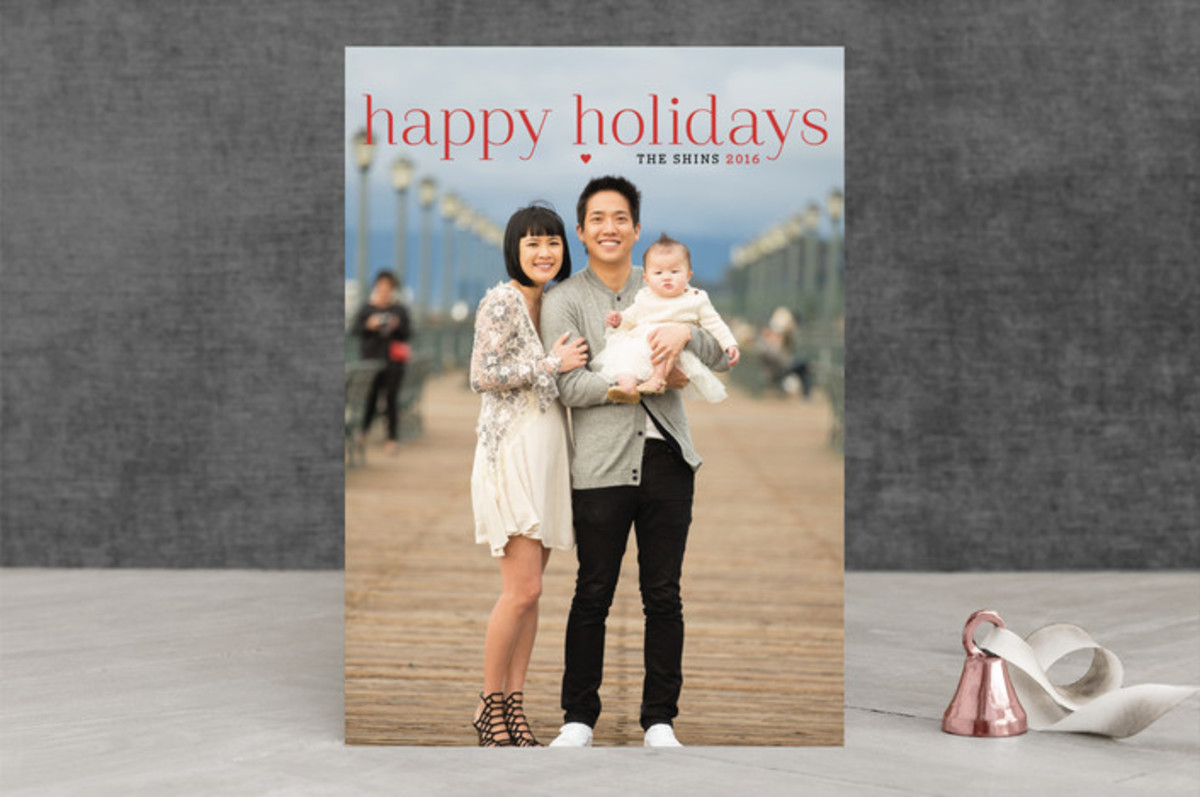 Timeless Greeting Holiday Card From Minted
