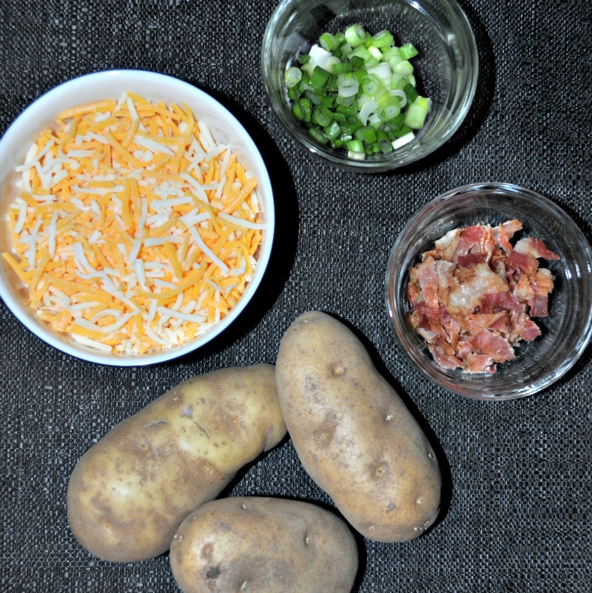 Basic Baked Potato Skin Ingredients