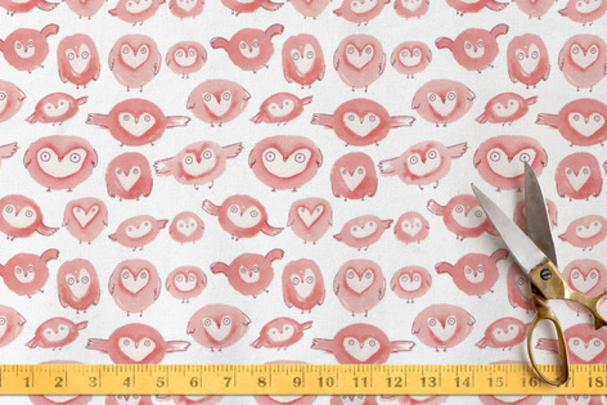 Owl Party Fabric On Minted