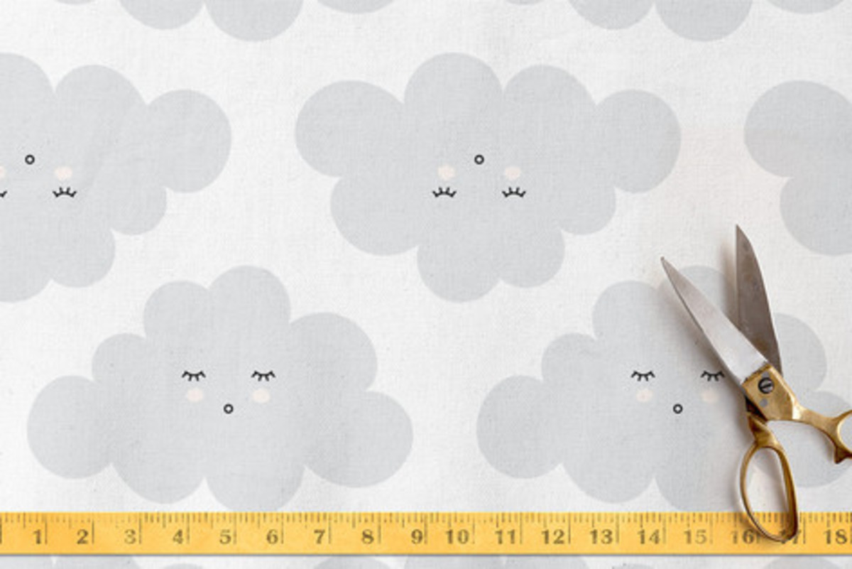 Cotton Cloudy Fabric On Minted.com
