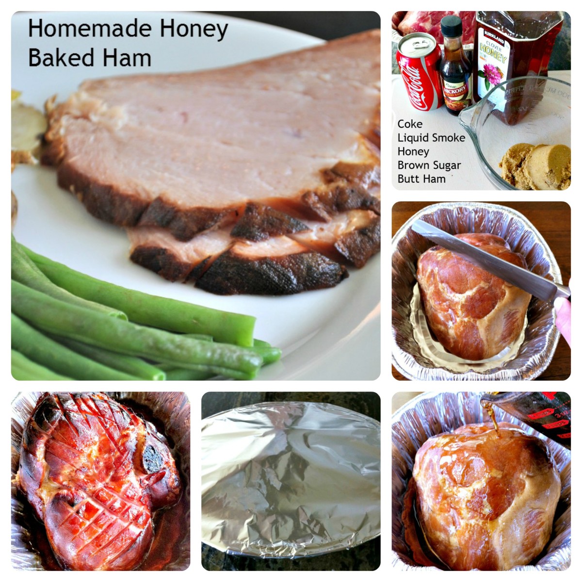Homemade Honey Baked Ham Steps