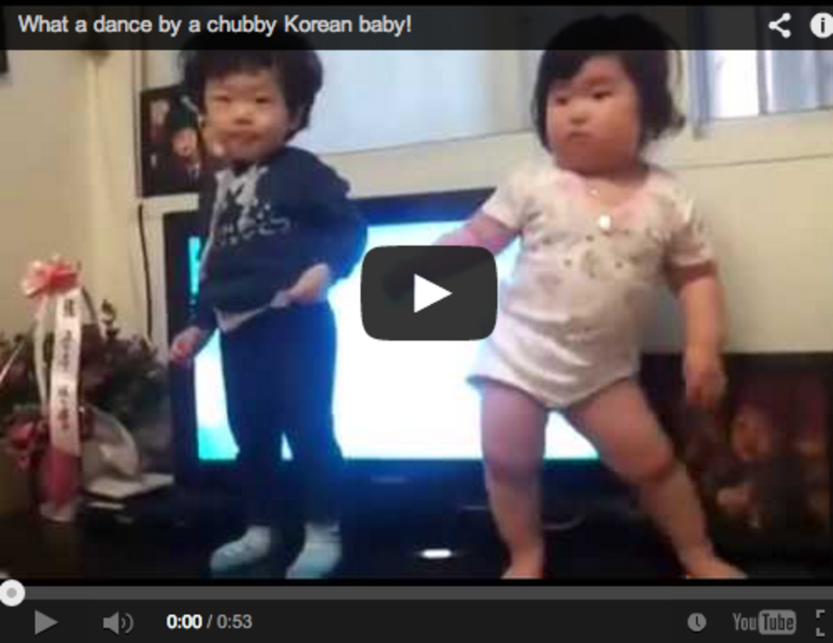 Chubby Baby Techno Dance  - Hilarious!