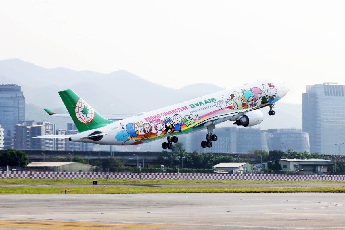 EVA Air's Hello Kitty plane (Courtesy EVA Air)