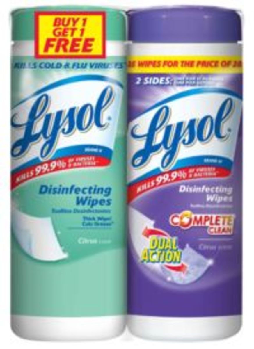 BOGO Lysol Disinfecting Wipes Image