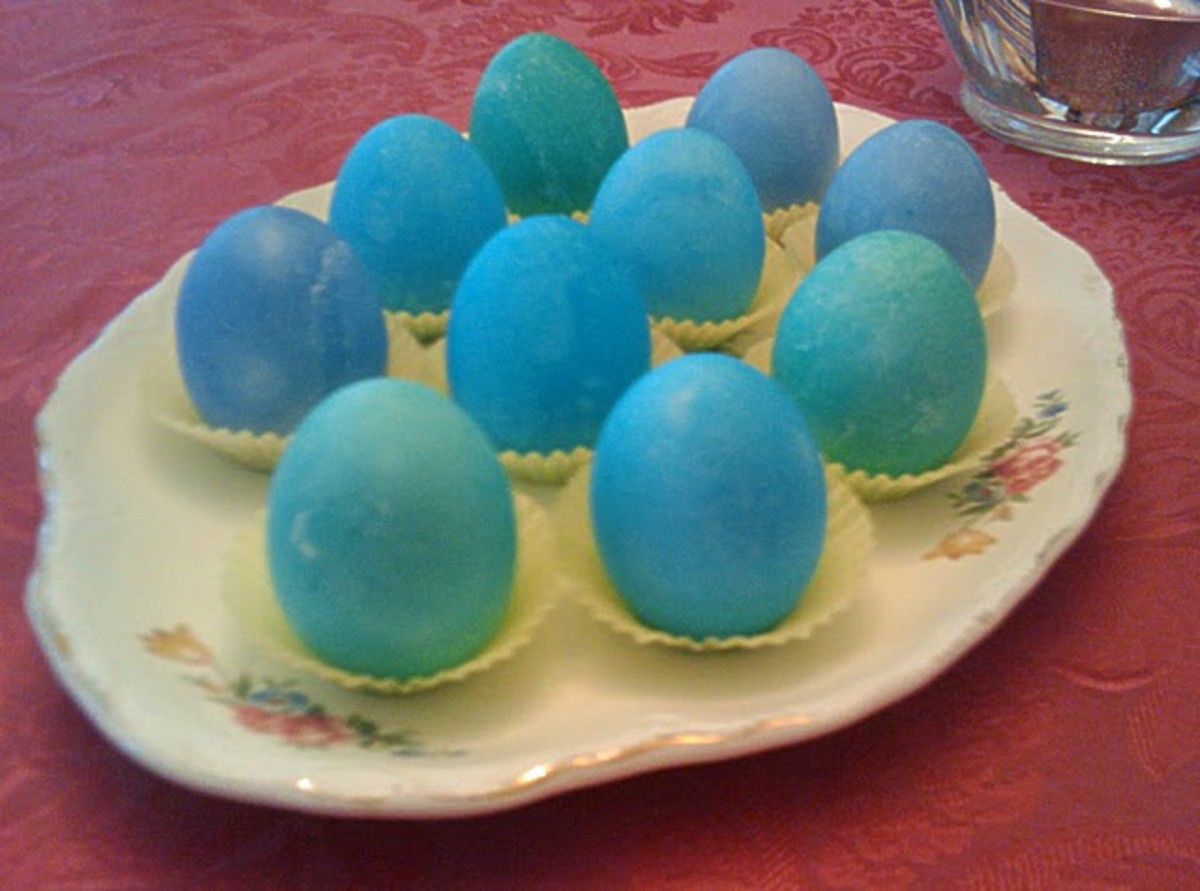 Candy filled real eggs