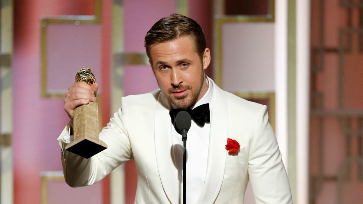 Ryan Gosling at the Golden Globes