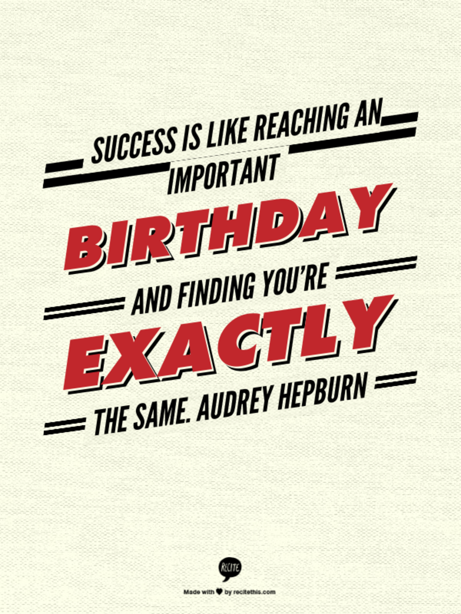 Birthday Quotes - Audrey Hepburn - TodaysMama.com