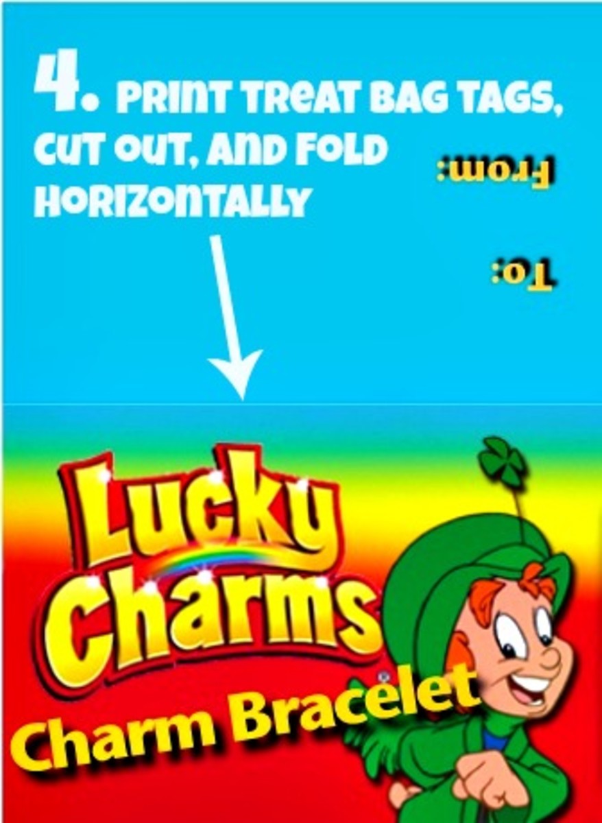 Lucky Charms Charm Bracelet Tag