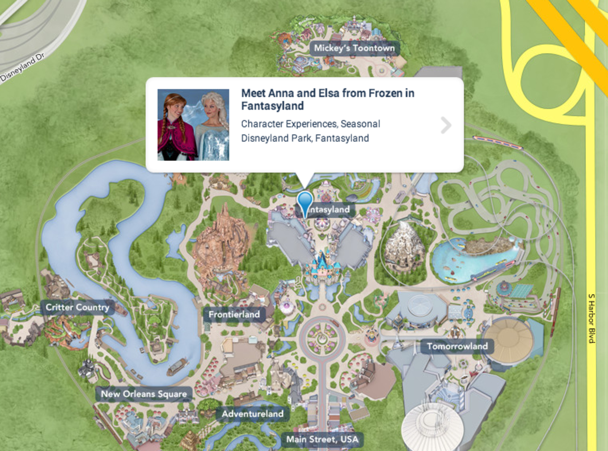 Disney Frozen Map