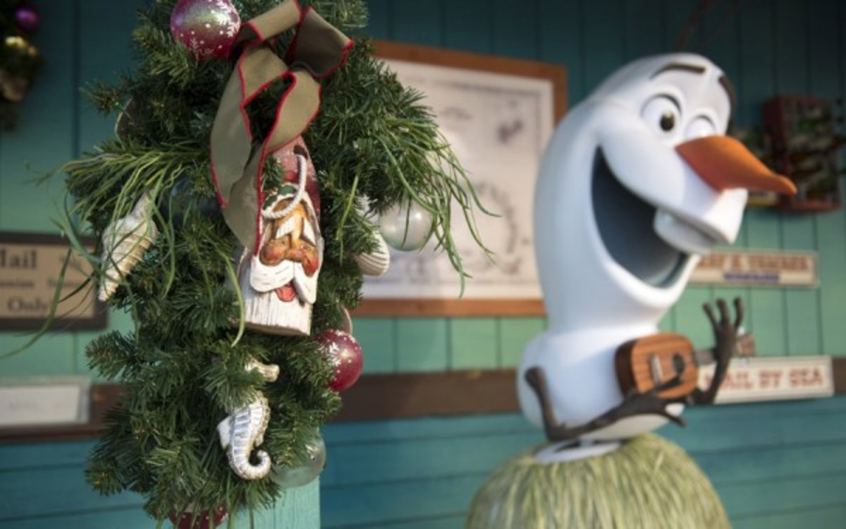 Olaf at Disney's Castaway Cay Island