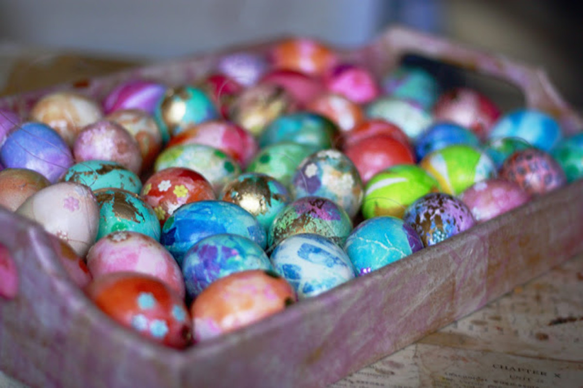 kaleidoscope easter eggs