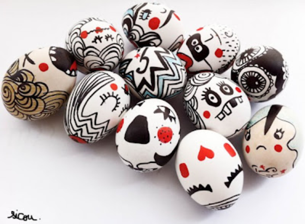 9 Creative Ways to Decorate Easter Eggs www.TodaysMama.com #Easter