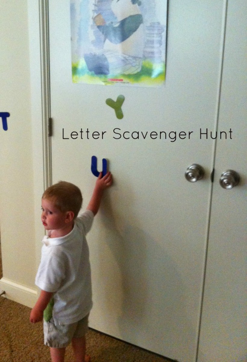Letter Scavenger Hunt