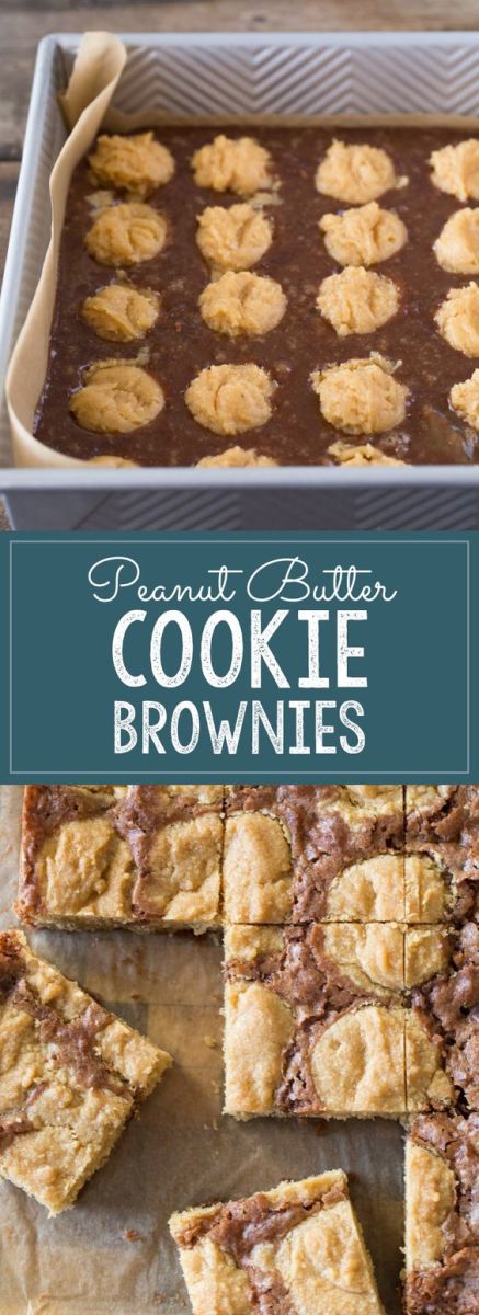 Peanut Butter Cookie Brownies