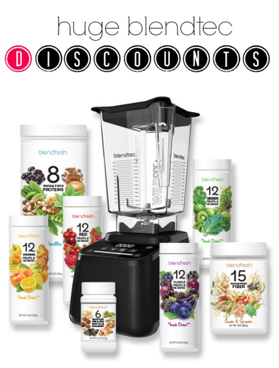Find out how to get HUGE discounts on Blendtec blenders! {More than 60% OFF!}